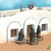 4905 Adobe long row single story building