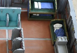 9cm x 9cm 'D' Pattern Floor Tiles x2