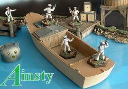 River Launch with Binnacle Controls