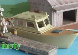 River Launch with Cabin