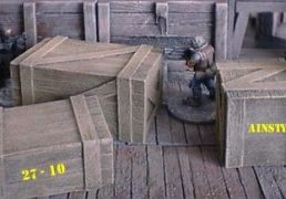 Wooden Crates x3 Set 2