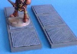 9cm x 3cm 'A' Pattern Floor Tiles x2