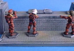 9cm x 3cm 'D' Pattern Floor Tiles x2