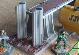 3cm x 3cm Slender Pillar x2