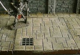 6cm x 6cm Dungeon Floor with Small Grill x2