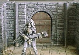6cm Dungeon Wall Door Section