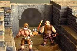 6cm Dungeon Wall with arch and Pillars