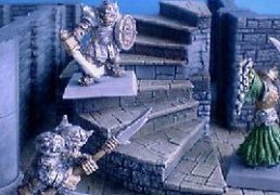6cm Dungeon Curved Stairway