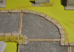 Cemetery Cinder Pathway Corner x2