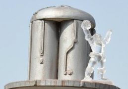 5cm Tall Quad Pipes Block