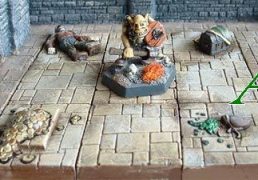 3cm x 3cm dungeon Character Floors x4 Different