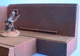 9cm x 3cm Raised Sewer Wall with Floor