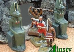 Anubis Statues x2