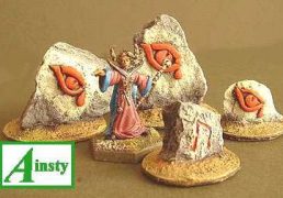 Weeping Eye Stones x4